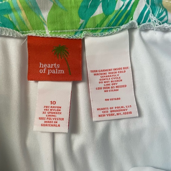 Hearts of Palm White and Red Garment Tag - Picture 6 of 6